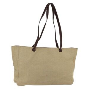 Chanel Canvas Tote Bag Beige